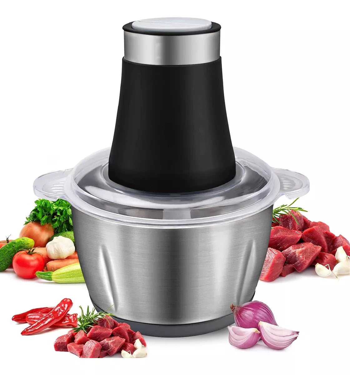 Molino Picadora De Carne Eléctrica 2 Lit
