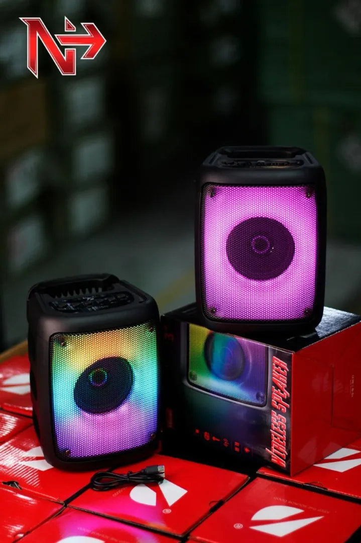 PARLANTE  PORTATIL 3 LUCES LED KTS 1576