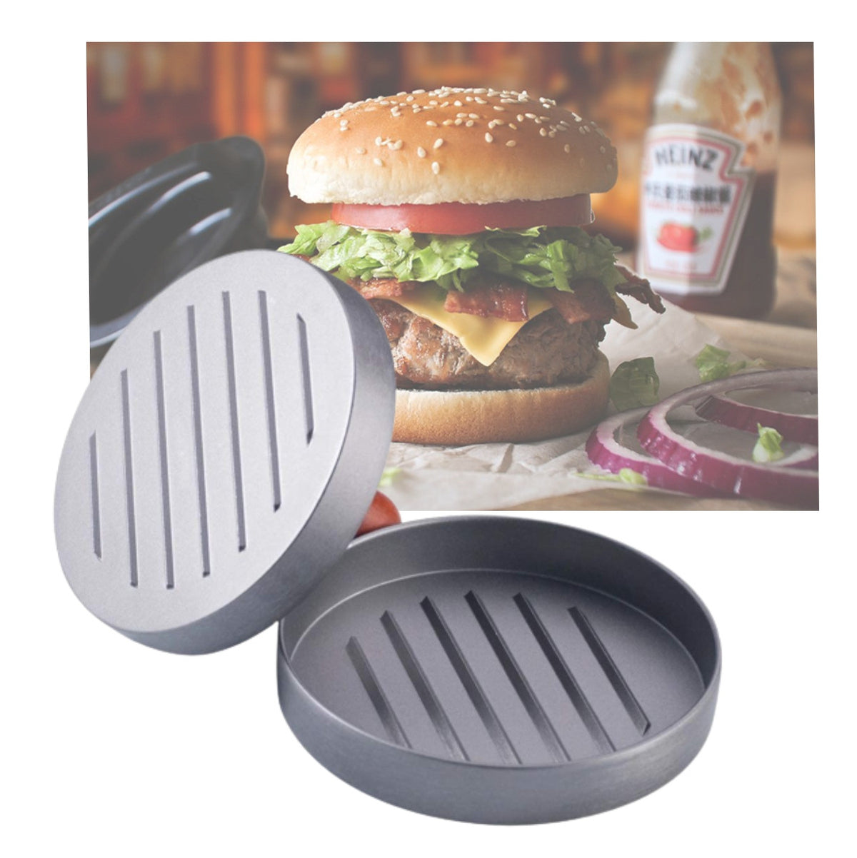 Molde Prensa Para Carne Hamburguesa