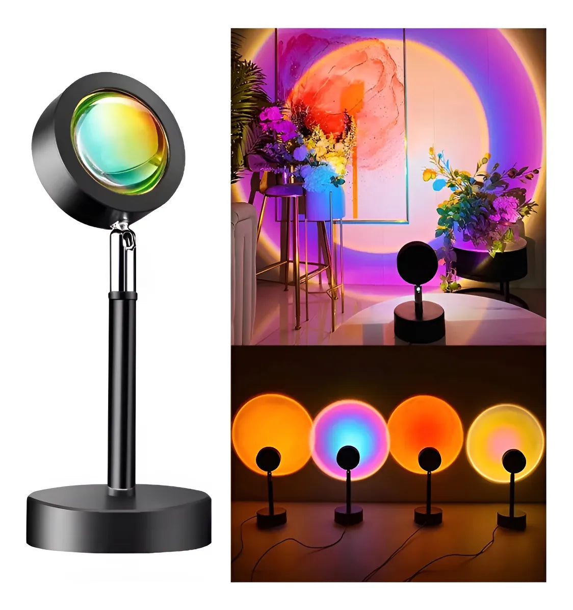LAMPARA LED PROYECTORA REDONDA