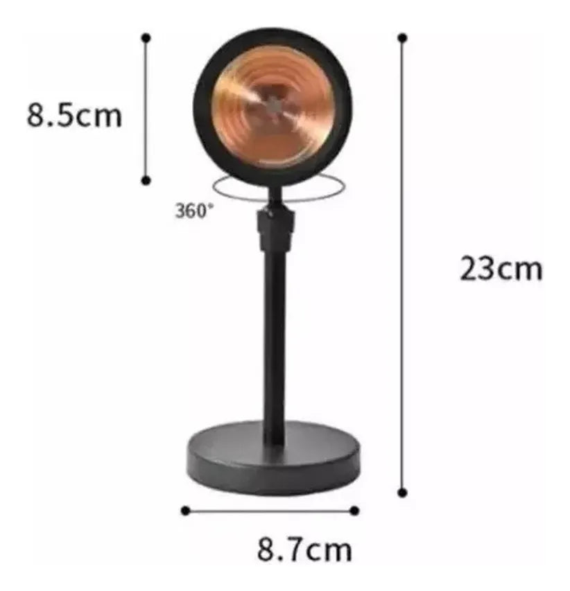 LAMPARA LED PROYECTORA REDONDA