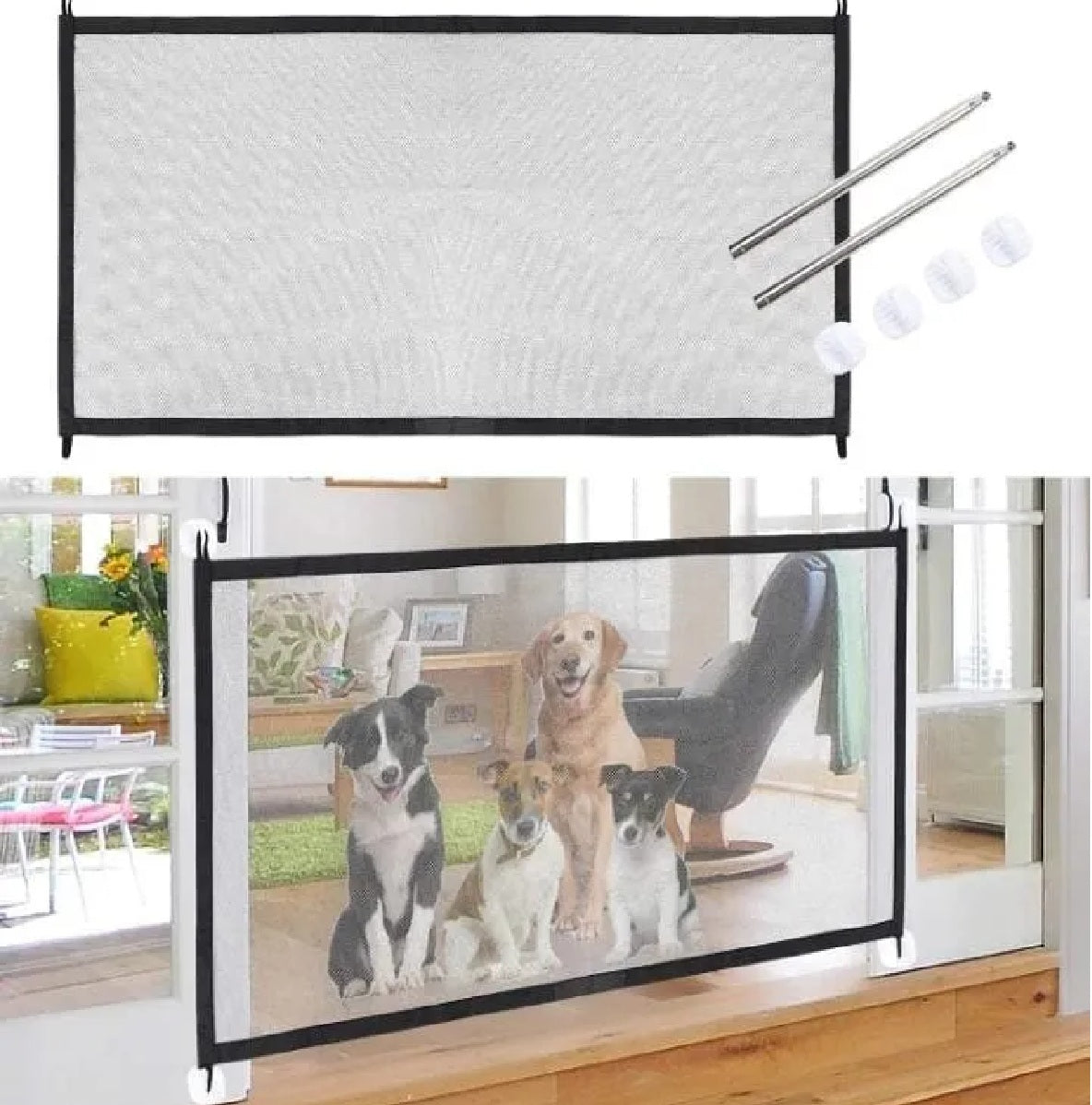Malla Puerta Protectora Para Mascotas