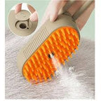 Steamer Brush with Handle for Pets