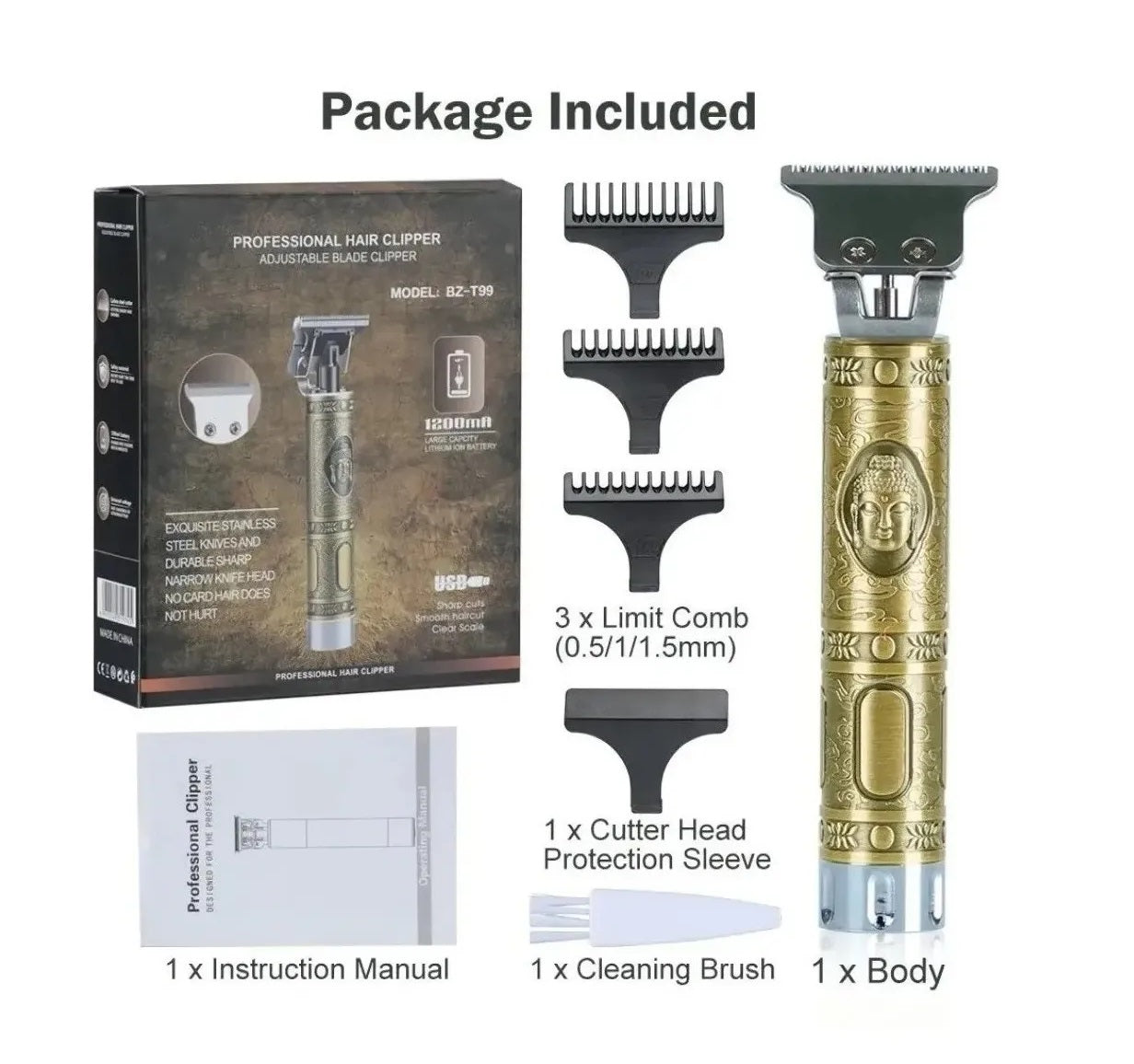 Combo Mini Cámara A9 + Barbera-Patillera