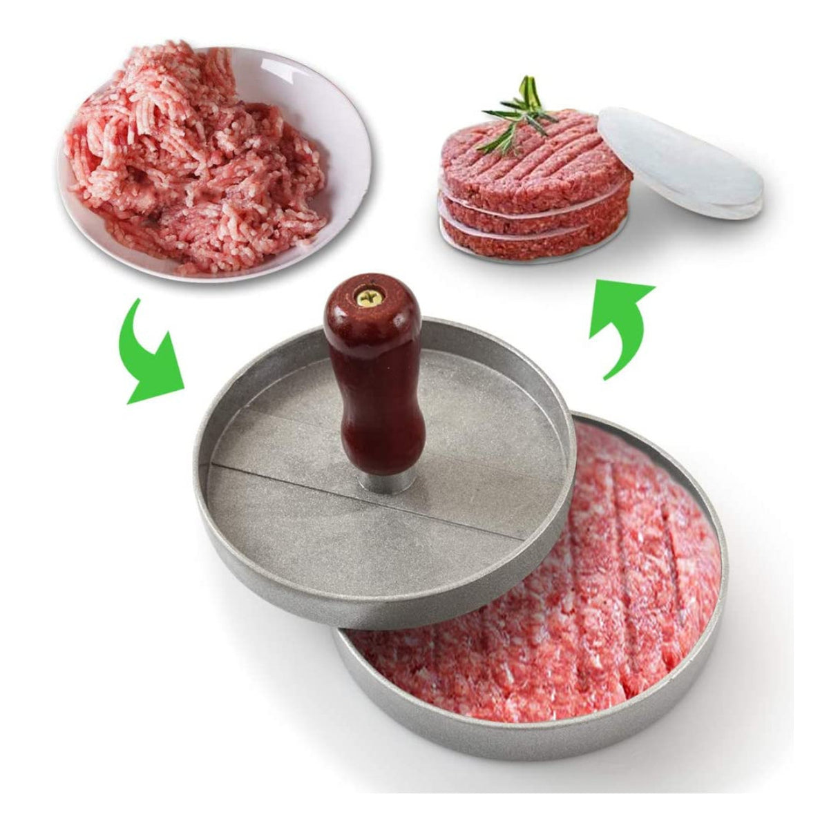 Molde Prensa Para Carne Hamburguesa